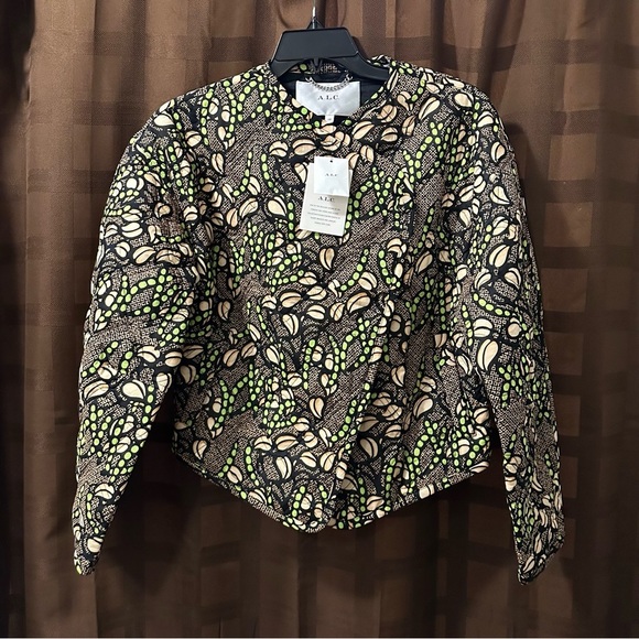 NWT A.L.C. Emory Jacket in Brown size XS reg $595 - Picture 8 of 12